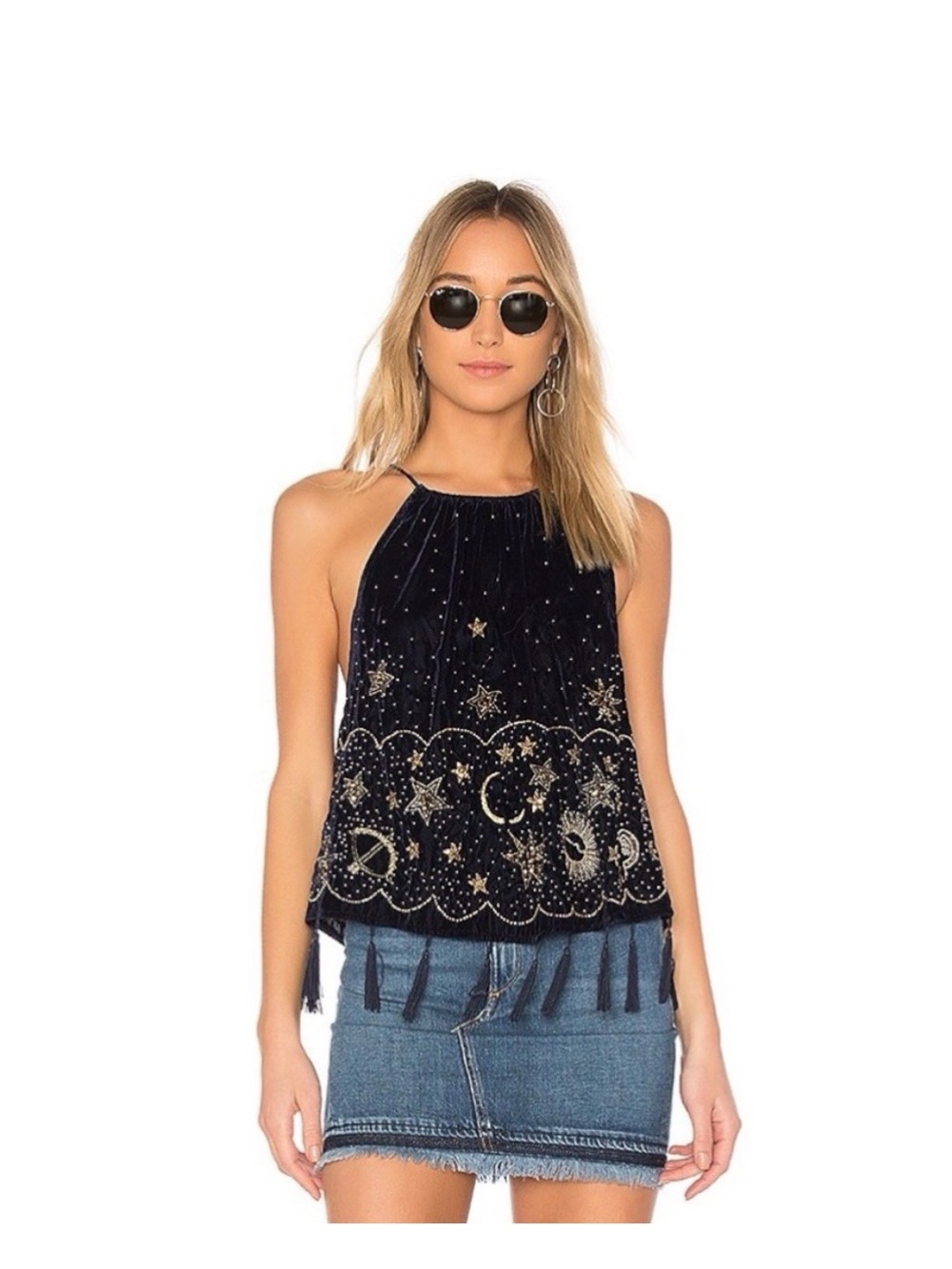 Free People Midnight Magic Top